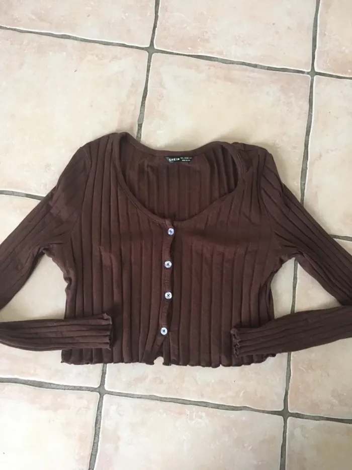 Joli gilet moulant court de chez Shein en 40 - photo numéro 5