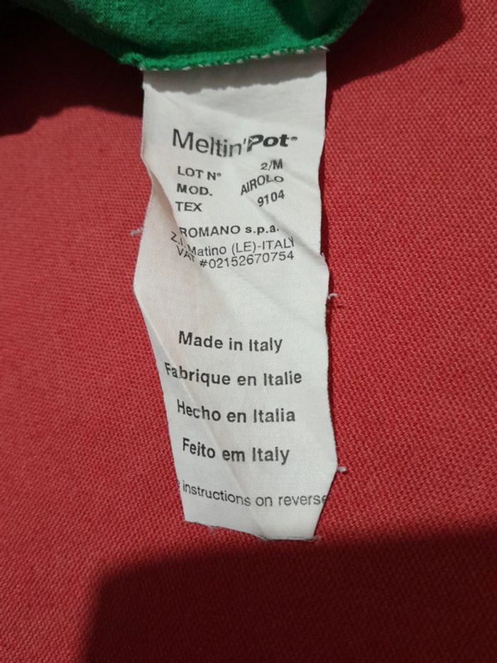 Tee shirt manche longue vintage meltin'Pot made in italy - photo numéro 6