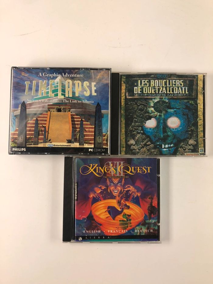 Jeux Pc retro en lot ou à l’unité (8€)