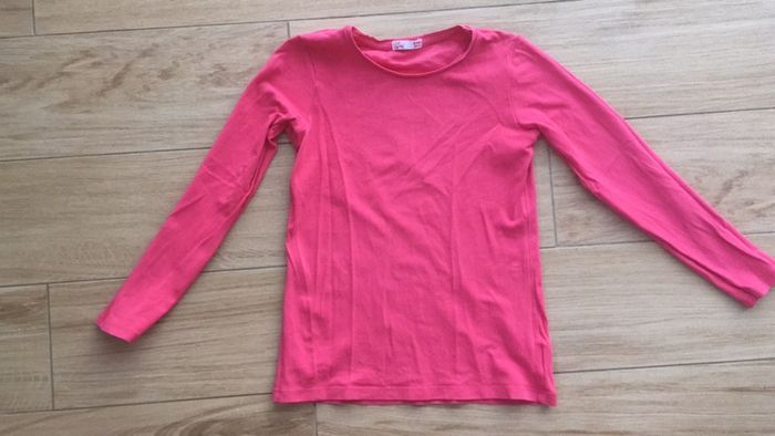 T-shirt manches longues rose DPAM