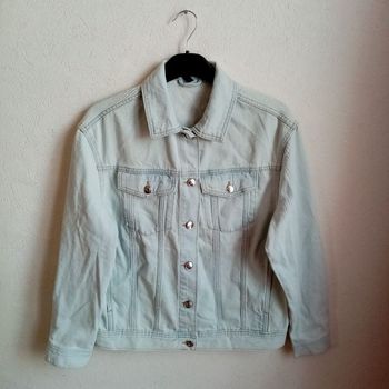 Veste en jeans bleu clair femme 💙