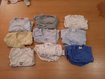 Lot de 12 bodies manches longues 3 mois