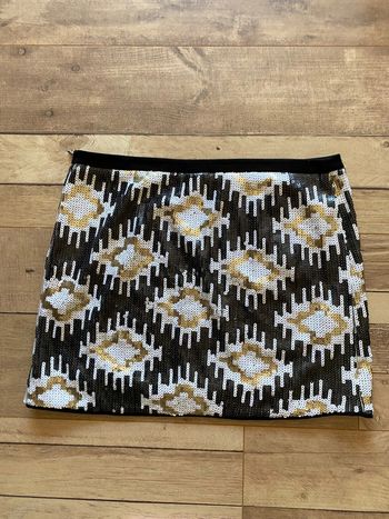 Mini jupe strass