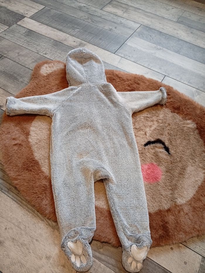 Combinaison chaude en pilou mixte 6 mois - photo numéro 5