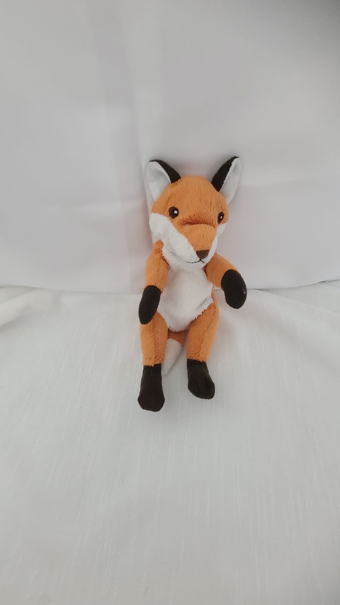 Peluche doudou renard IKEA orange blanc petit mod le 18 cm - photo numéro 2