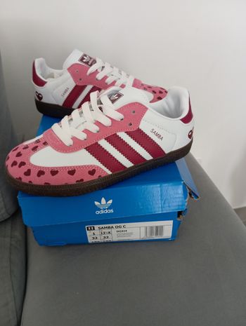 Adidas Samba fille cœur 