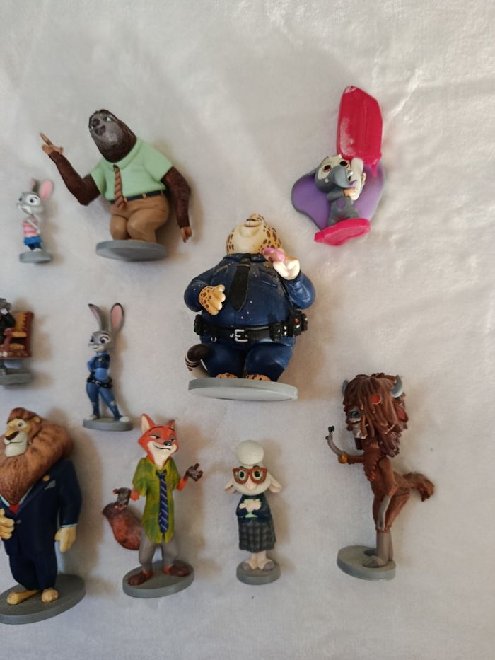 A saisir, pack de 10 figurines du film " zootopie " ( film Disney) ! - photo numéro 3