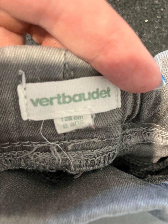 Jegging gris fille 8 ans Vertbaudet - photo numéro 5