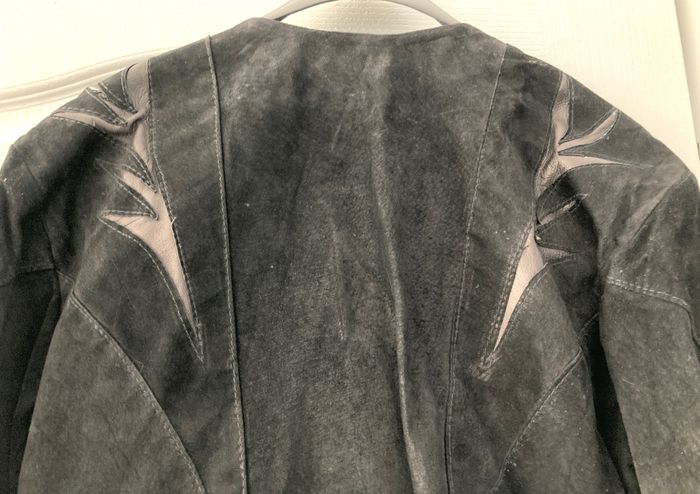 Veste en cuir et satin - Pellessimo - Vintage années 80 - photo numéro 8