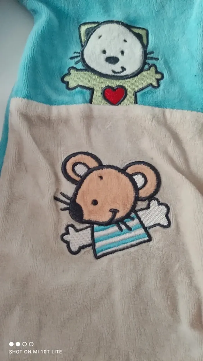 Pyjama mixte motif animaux C&A - photo numéro 2