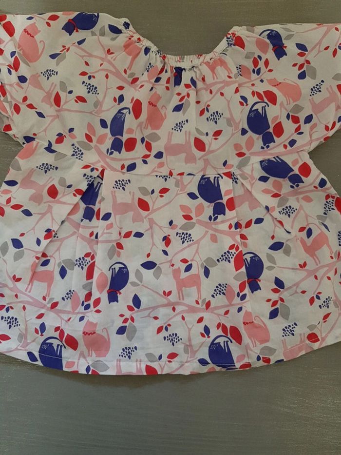 T-shirt manche courte été fille 100% coton - photo numéro 2