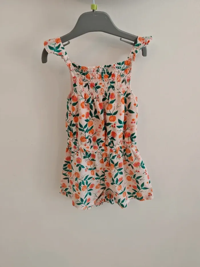 Combi-short abricot Sergent Major 3 ans