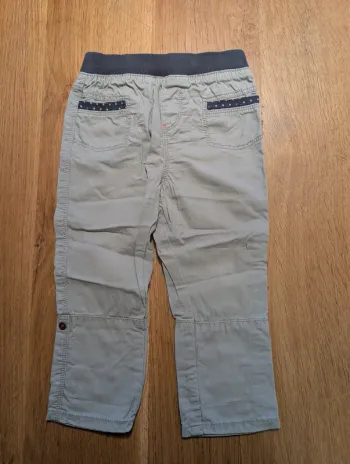 Pantalon beige 23 mois taille élastique garçon comme neuf