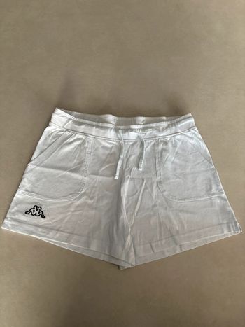 Short kappa blanc taille M