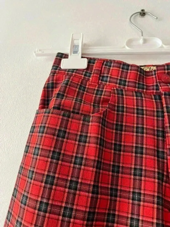 Pantalon à carreaux - Taille 32 - photo numéro 3