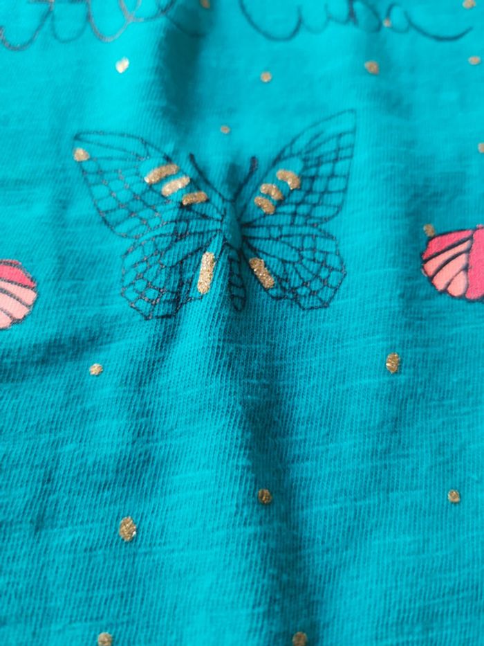 Robe été turquoise papillon 12 ans - photo numéro 6