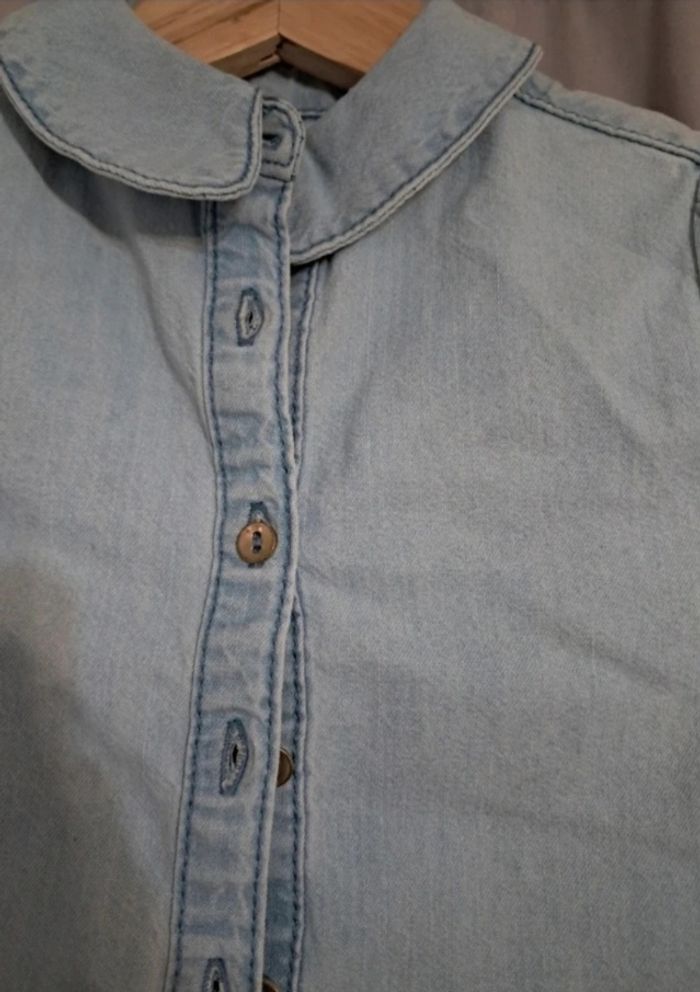 Chemise en jean fille - photo numéro 2