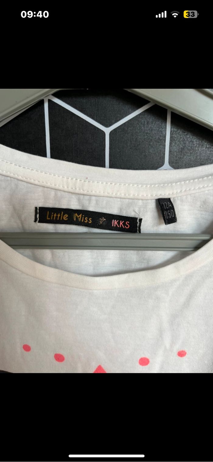 TEE shirt blanc IKKS - photo numéro 2