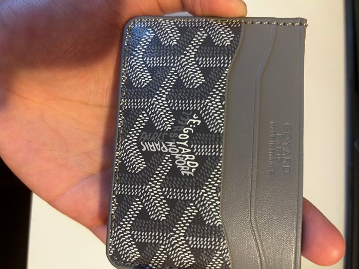 Porte carte goyard neuf couleur gris - photo numéro 8