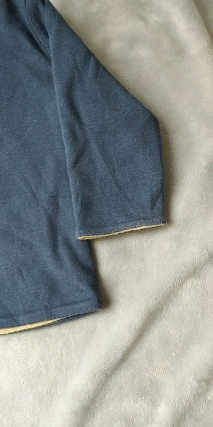 Tee shirt épais manches longues réversible Garçon 6 mois Petit bateau - photo numéro 5