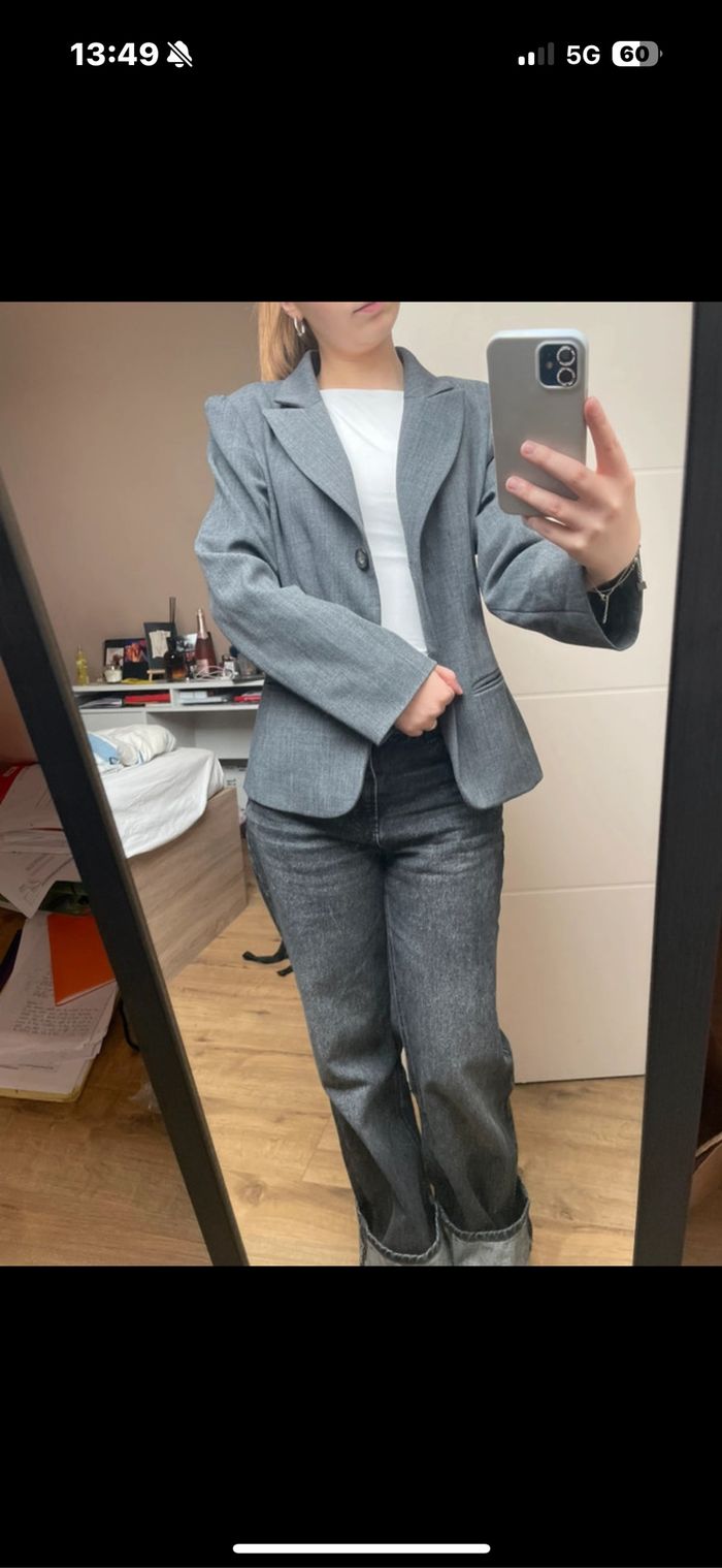 Blazer gris - photo numéro 3