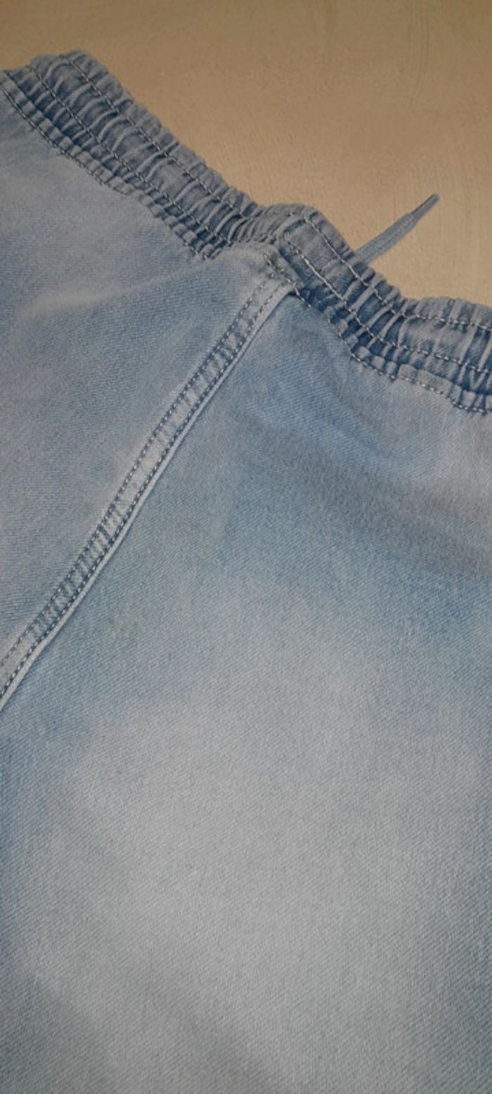 Pantalon type cargo jean - photo numéro 4