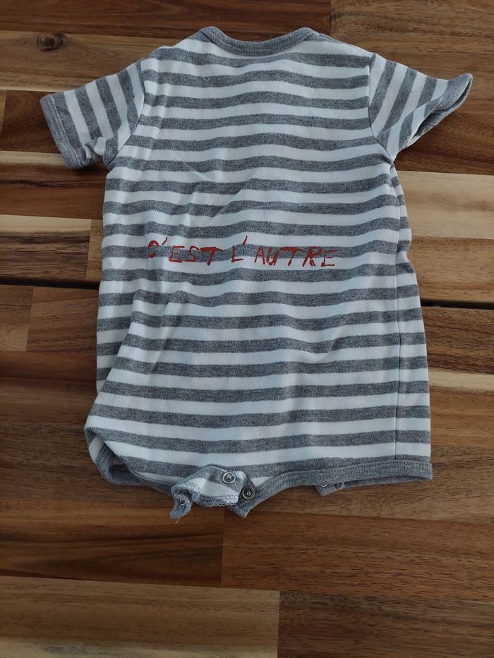 Lot de 2 grenouillères 6 mois - photo numéro 3