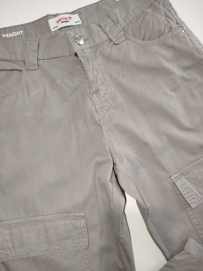 Pantalon cargo gris Jennyfer XS - photo numéro 2