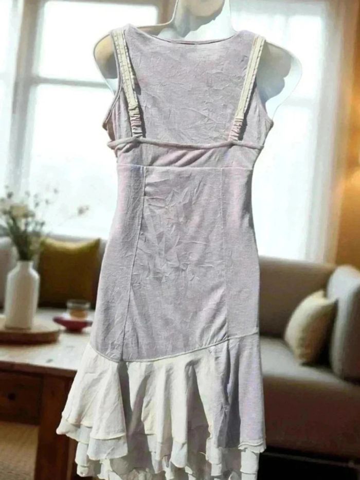 Robe sans manches gris beige 🌹38 🌹 - photo numéro 2