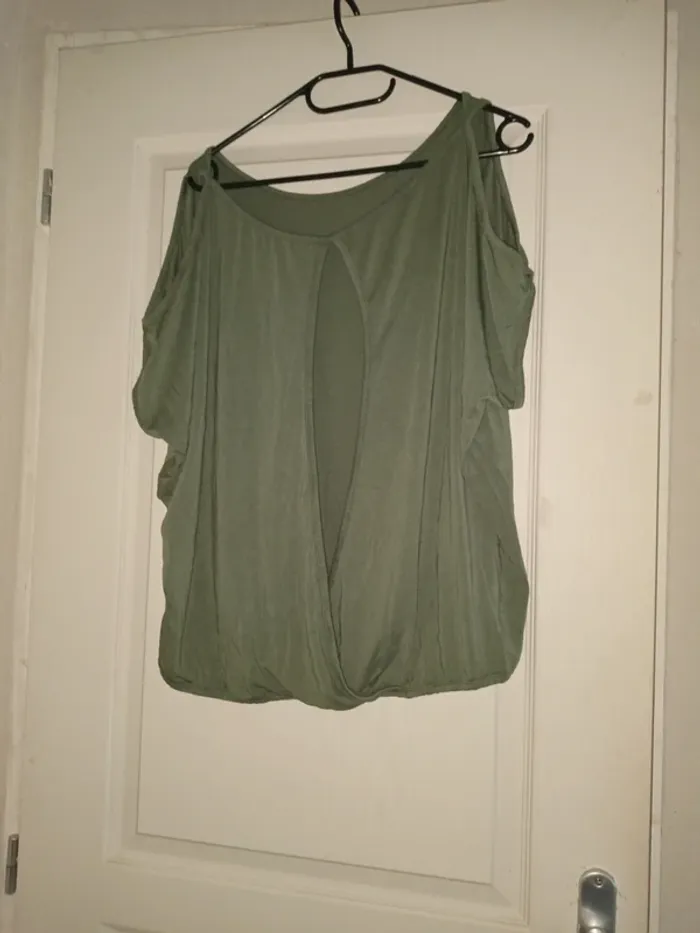 T shirt d été kaki - photo numéro 3