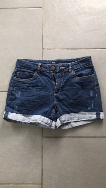 Short en jeans