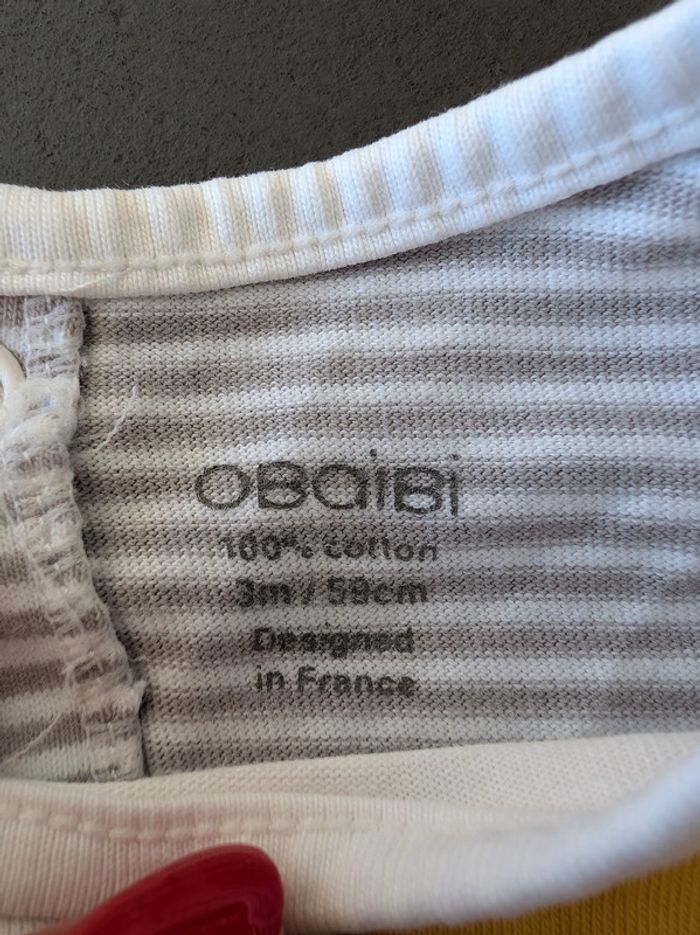 Pyjama léger Okaïdi - Taille : 3 Mois - photo numéro 3