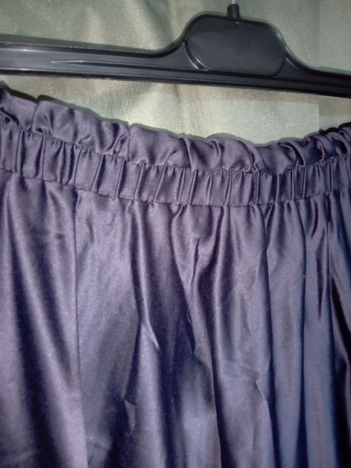 Jupe soleil danse orientale satin violet foncé - photo numéro 4