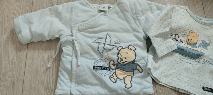 T-shirt ML+ gilet garçon 0/1 mois Disney Winnie - photo numéro 3
