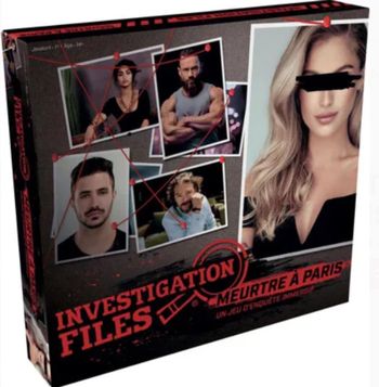 Jeux de Société INVESTIGATION FILES : MEURTRE A PARIS