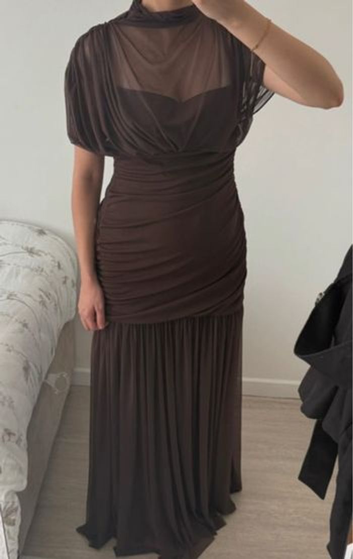 Robe drapée Zara - photo numéro 2