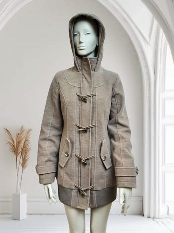 Manteau duffle-coats avec capuche tout doux pour femme Taille M ou 38 C&A
