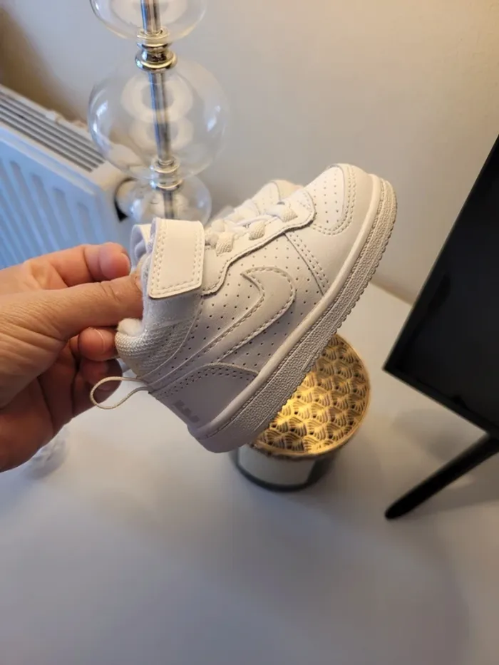 Nike bébé Court Borough Low 2 blanches - photo numéro 3