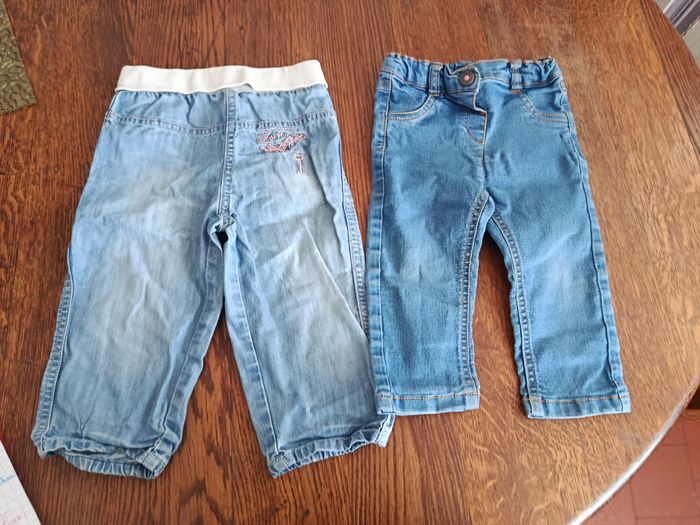 lot jean 12 mois