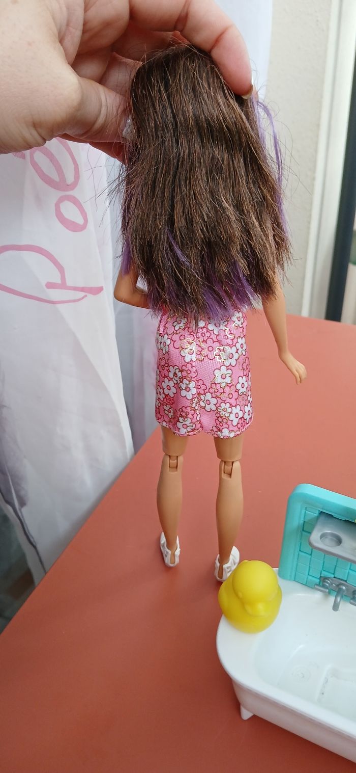 Barbie skipper avec baignoire - photo numéro 8