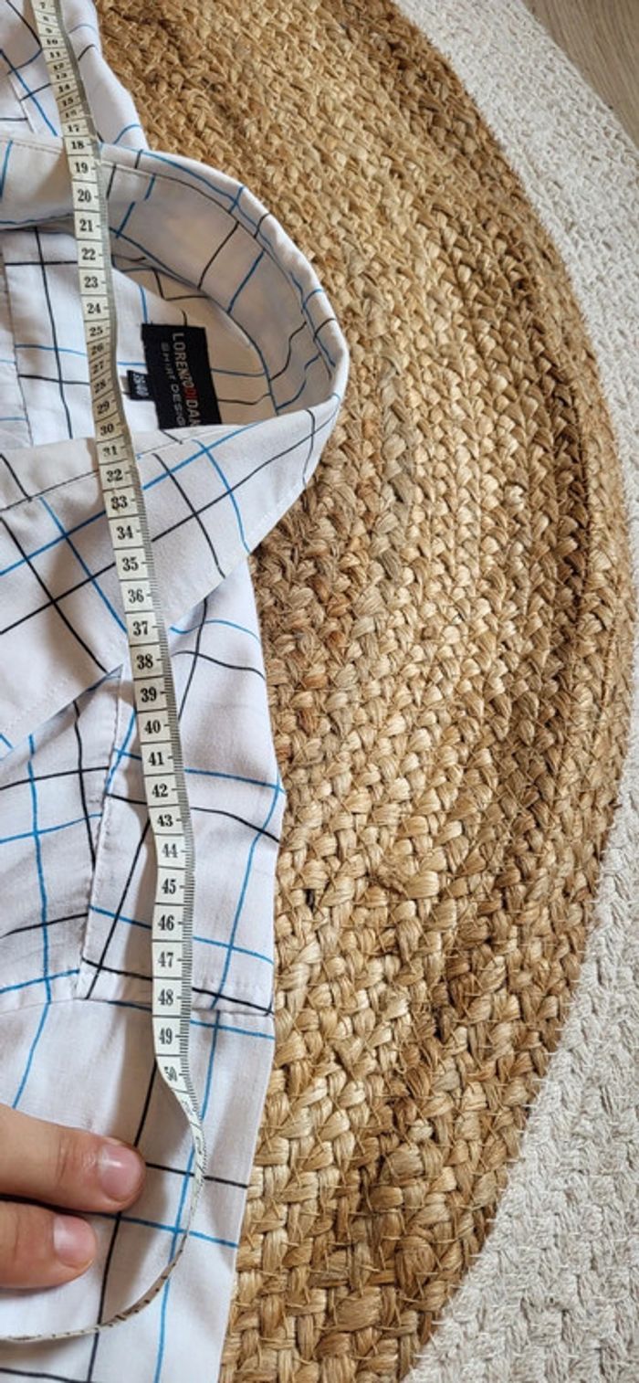 Chemise à manches courtes homme - Lorenzo Di DAKKA - Taille L
- Blanc et Bleu / Très bon état - photo numéro 7