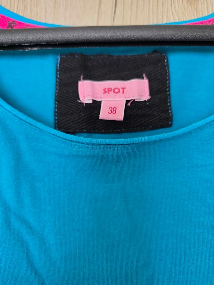 PYJAMA 2 PIÈCES FEMME TEE-SHIRT + LE BAS TAILLE M 38 MARQUE SPOT - photo numéro 5