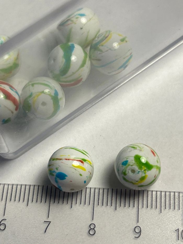 A243, 20 perles en verre de 10mm - photo numéro 5