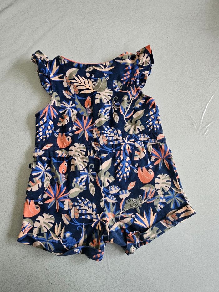 Combinaison short Obaibi fleurie - photo numéro 2