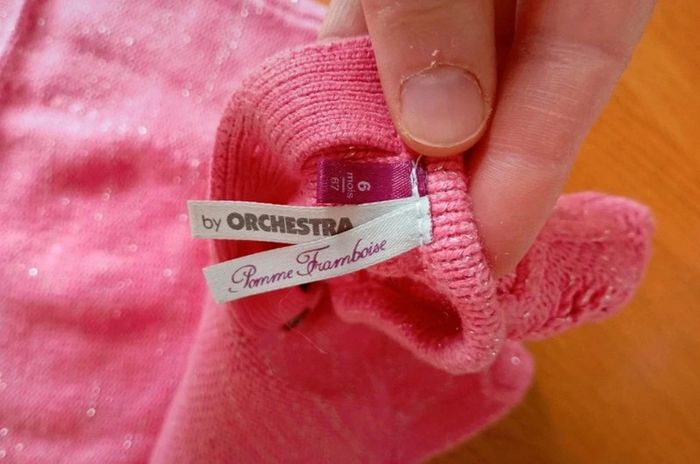 Robe Orchestra taille 6 mois en très bon état. Couleur rose framboise - photo numéro 3