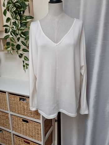 Pull blanc SHEIN taille 38/40