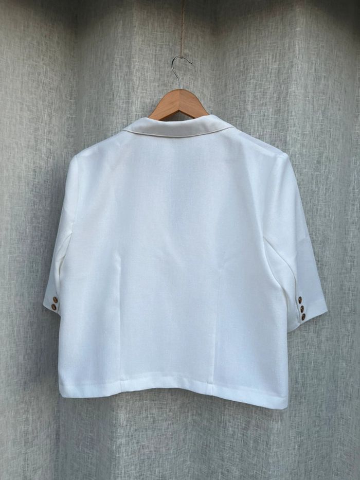 Veste blanche made in France - photo numéro 2