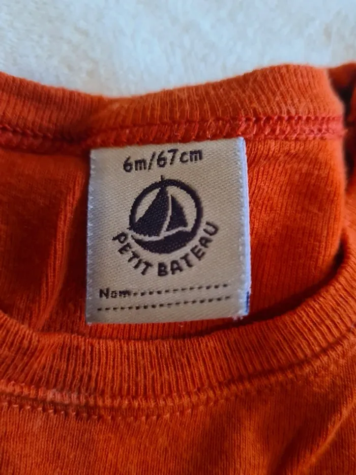 Ensemble short jeans et haut 6 mois - photo numéro 5