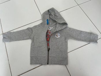 Sweat zippé bébé