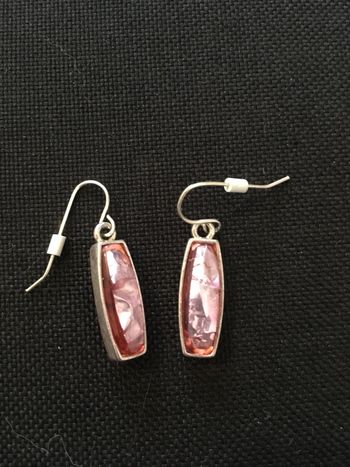 Boucle d oreille rose